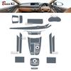 For Genesis G80 - Car interior Center console transparent TPU Paint protective film Anti scratch sticker LCD screen