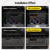 Retro MP3 Car Radio Player 1 DIN Stereo EQ FM AM RDS DAB Receiver QC3.0 Bluetooth USB AUX Input For VW Porsche Mercedes Benz BMW