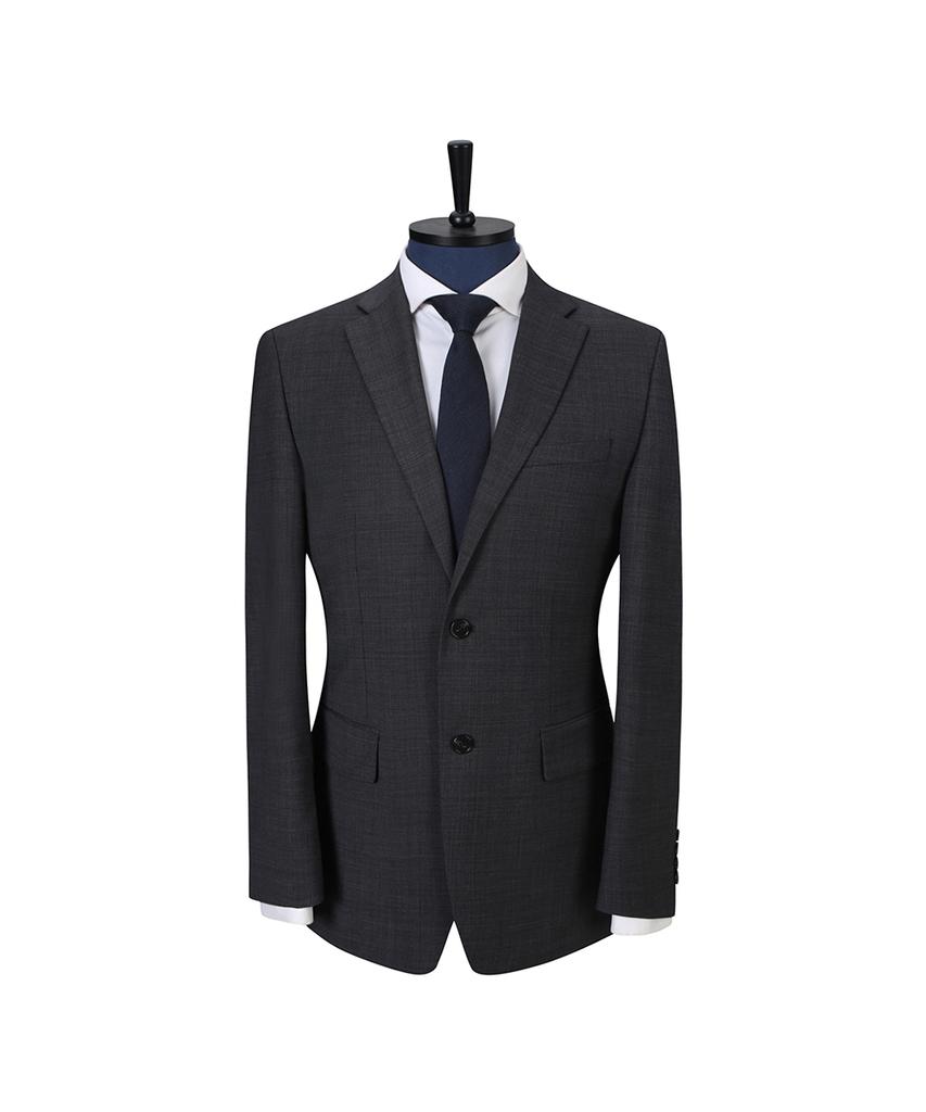 Sieg Wool Blended Pincheck Suit Jacket (Pijab2022)