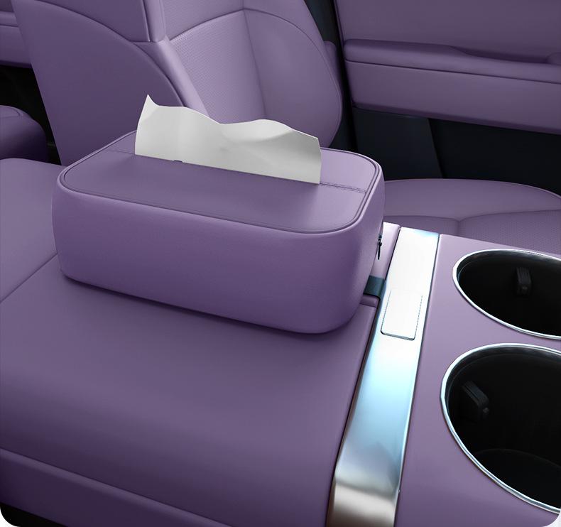 Compatible Tissue Box for Avatr 06/07/11/12: Car Armrest Hanging Interior Bag, 25 New Model