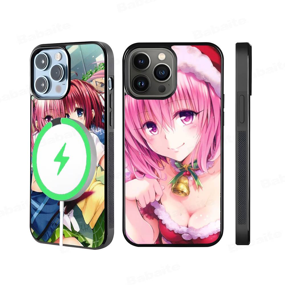 Classic Beautiful Anime Girl To Love-Ru Phone Case Magnetic Case For IPhone 16 14 13 12 11 15 Pro Max Plus For Magsafe Wireless
