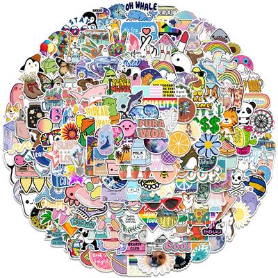 200 New Styles of Fresh Graffiti Stickers Suitcase Guitar Without Glue Waterproof Stickers