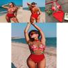 Stylish Women's One Piece Beach Swimsuit Swimwear Bathing Monokini Padded Bikini Flower For Effortless Summer Elegance