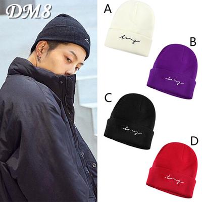 Comfortable Unisex Men Keep Warm Winter Warm Beanie Knit Letter Hat Cap Winter Hat Women Men Knitted Hat