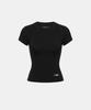 BADBLOOD Bs Cotton Jersey Fitted Short Sleeve T-Shirt - Black