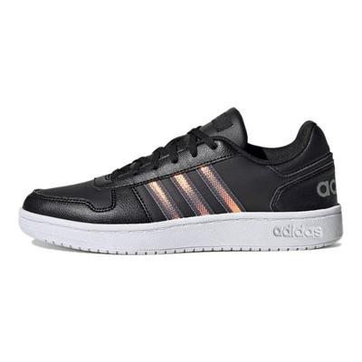 Baskets pour femmes Hoops 2.0 'Noir Or Tactile Métallisé' FW3536
