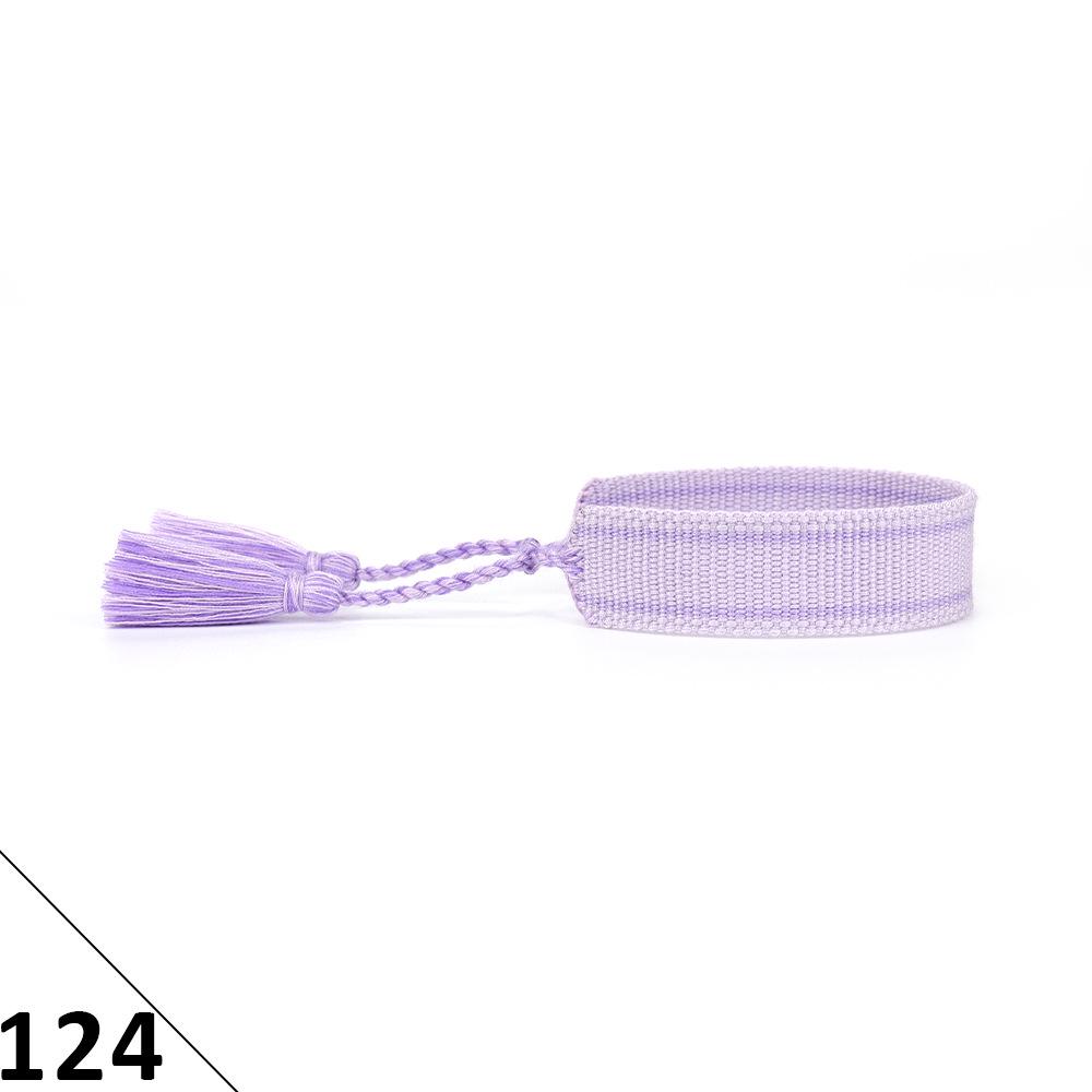 Ethnic Style Hand-Woven Polyester Tassel Bracelet