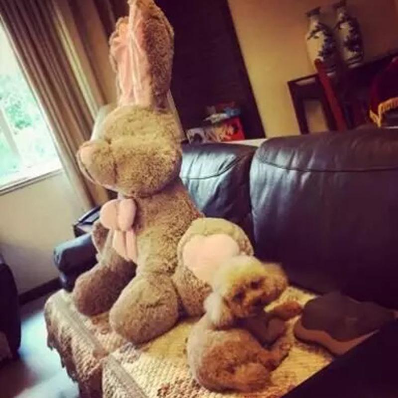 American Rabbit Bonnie Rabbit Doll Doll Large Plush Toy Rag Doll Cute Sleeping Hugging Girl Cute Korean