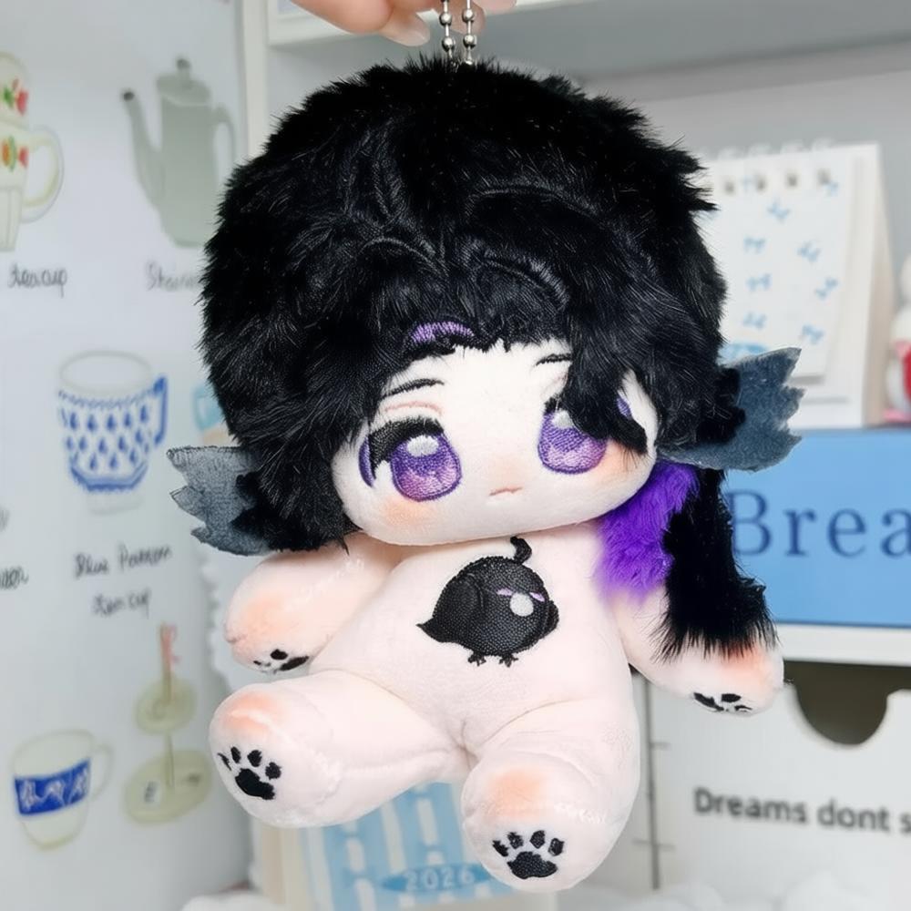 10Cm Genshin Impact Pantalone Plush Doll Mini Pendant Regrator Plusie Toy Keychain Il Dottore Stuffed Doll Friend Fans Xmas Gift