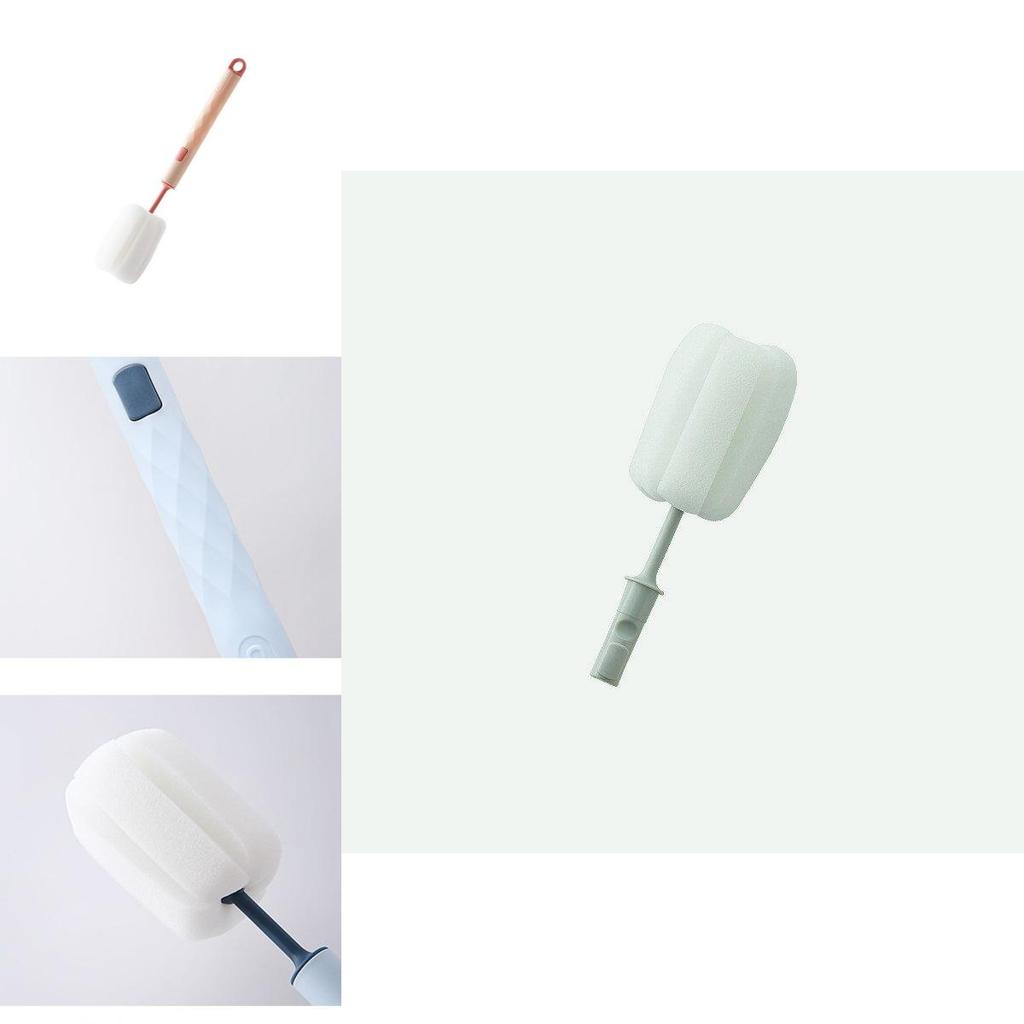 Versatile Sponge Cleaning Cup Brush With Long Handle And Removable Head For Easy Washing
