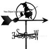 Weather Vane Ornament: Outdoor Wrought Iron Spray-Painted Roof Decoration Metal Craft