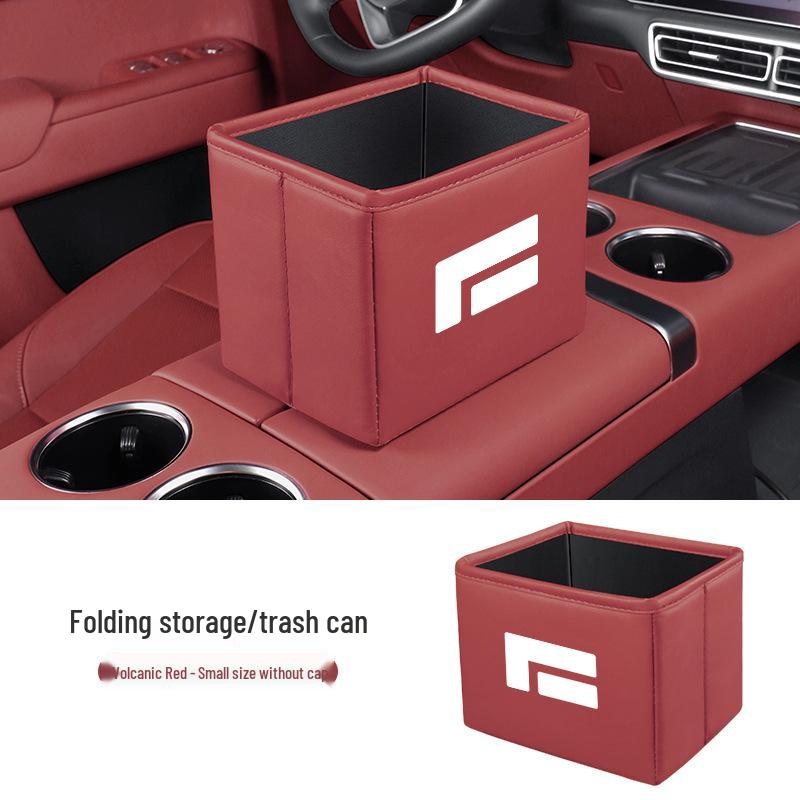 Jishi 01 Car Storage Box - Multi-functional Foldable Organizer & Trash Can