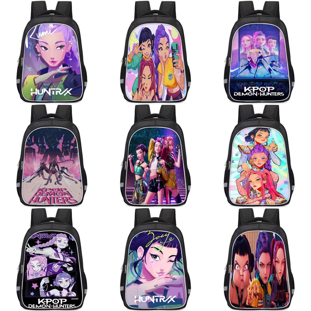 Kpop Demon Hunters Childrens Backpack With Breathable Oxford Fabric For School Use