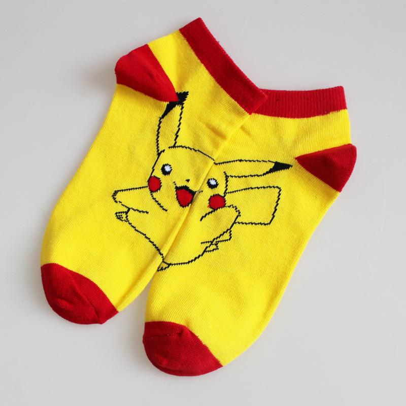 Anime  Pikachu Socks Cosplay Bulbasaur Eevee Cute Figure Doll Unisex Socks