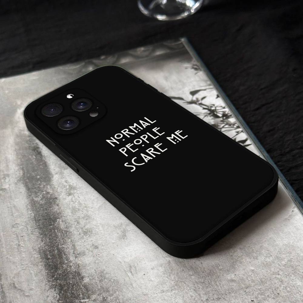 American Horror Story AHS 1984 Phone Case For IPhone 17,16,15,14,13,12,11 Plus,Pro,Max,XR,XS,X,7,8 Plus,Mini Black Silicone Soft