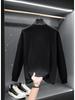 Men's 2025 Heavyweight Embroidered Long Sleeve Hoodie - Autumn/Winter Fashion Round Neck T-shirt