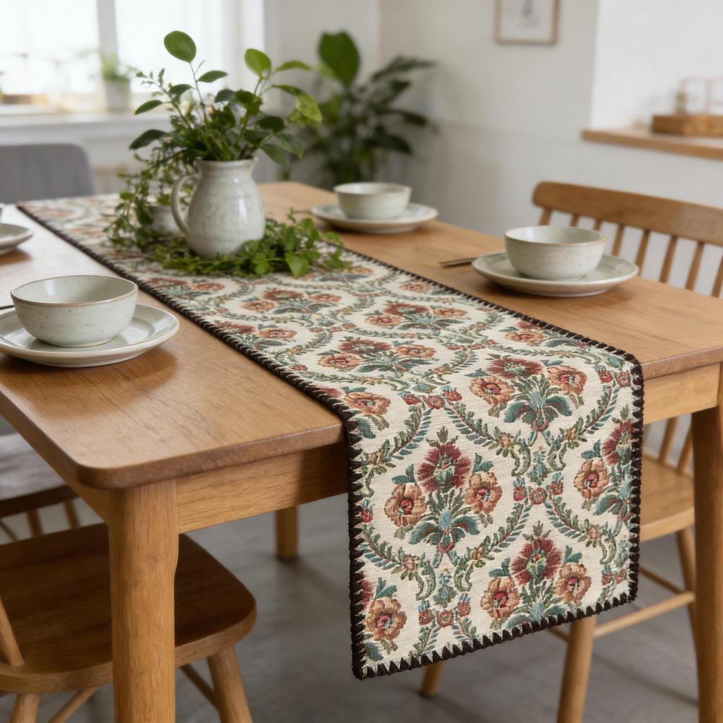All-match Tablecloth Mat Dining Table, TV Cabinet & Center Table Nordic Cotton Linen Table Runner