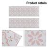 Pink Pattern Stickers Waterproof Tile Stickers DIY Decoration