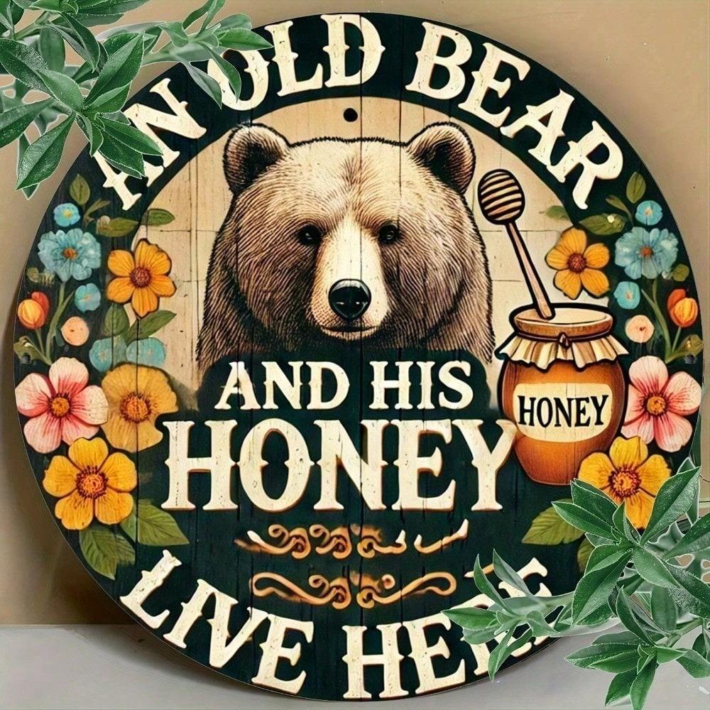 Vintage Retro Metal Tin Sign 8 Inch Rustic Farmhouse Wall Decor for Kitchen Bar Man Cave