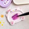 Cute Cartoon Pig Cat Palette DIY Mini Portable Nail Art Palette Manicure Organization Nails Polish Templates Painting Boards