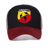 New Abarth Baseball Cap Fashion Summer Cool Abarth Caps Unisex Outdoor Mesh Breathable Trucker Hat Casual Snapback Hats