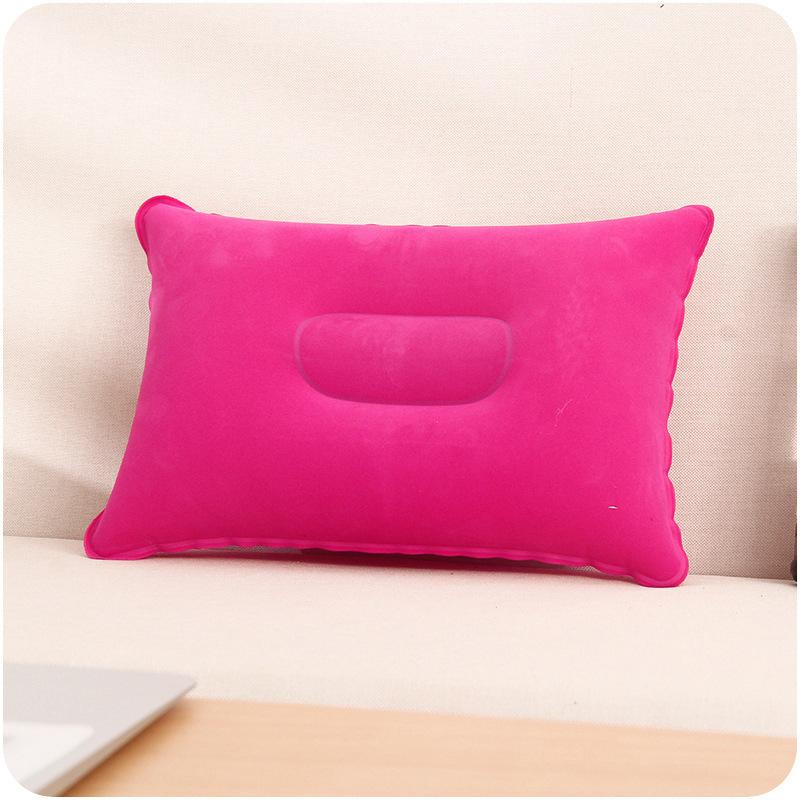 Outdoor PVC Pillow, Travel Camping Thick Flocking Rectangular Inflatable Pillow, Siesta Significant Other Square Pillow