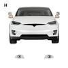 Önceden Kesilmiş PPF Araba Farları Koruyucu Film TPU Tesla Model 3 Y X S İçin - Şeffaf Çizilmeye Dayanıklı Dikiz Aynası