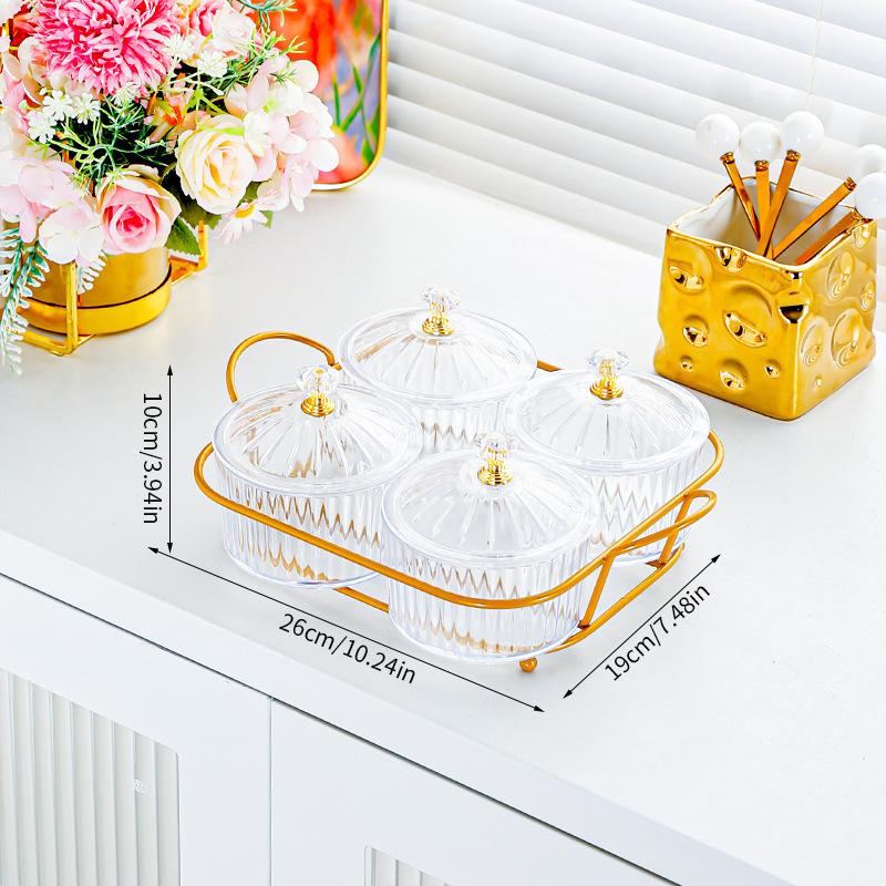 Lehký luxus Talíř na ovoce a sušené ovoce Talíř na svačinu Domácí obývací pokoj Konferenční stolek Talíř na svačinu Stěhování do domu Nový domov Melounová semínka Talíř na čaj a svačinu Talíř na ovoce