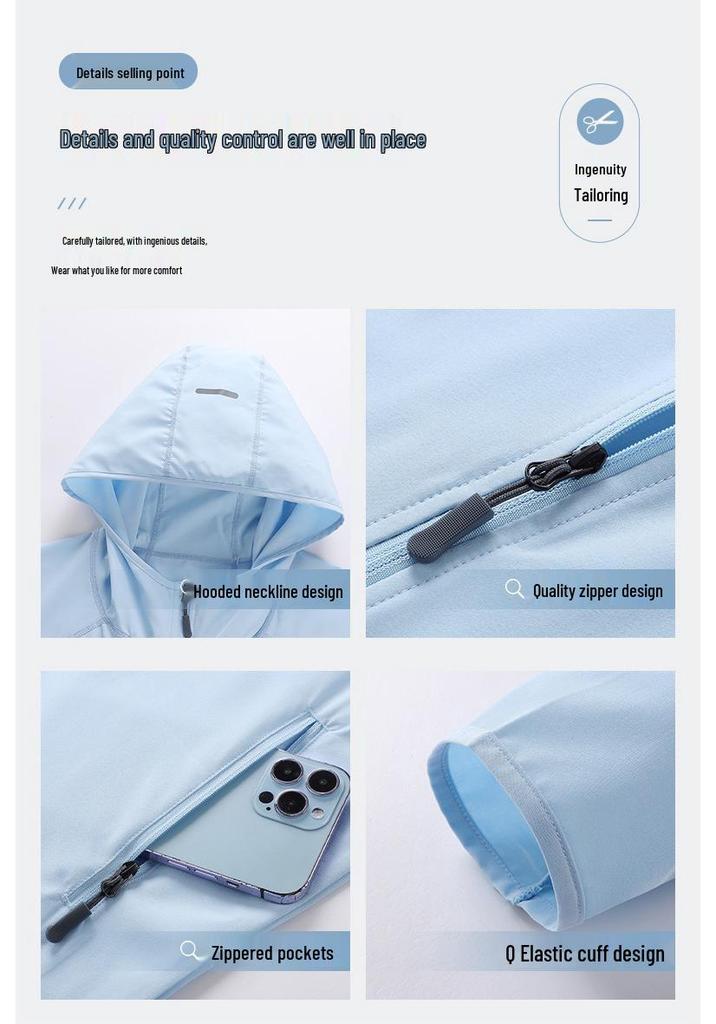 Marathon Unisex Quick-Dry Jacket for Outdoor Sports - Sun Protection for Running, Fishing & Cycling
