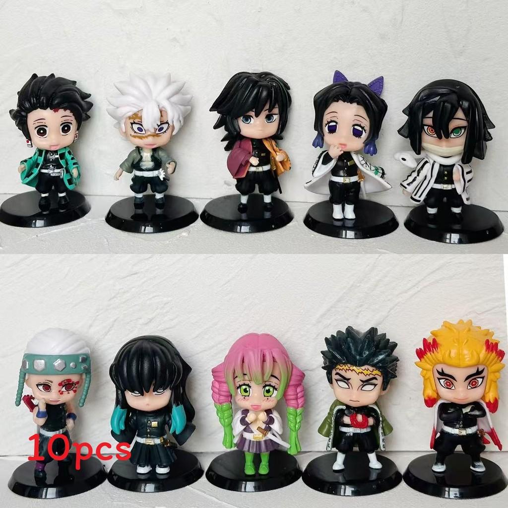 Slayer Handpainted Demon Pvc Model Figures Assembleable Set For Collectors