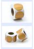 Gold Thermal Adhesive Round Sticker Paper for Lunch Box & Food Retention Labels