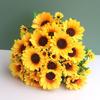 Sonnenblumen Künstliche Blumenarrangement für Wohnzimmer und Esstisch Dekoration