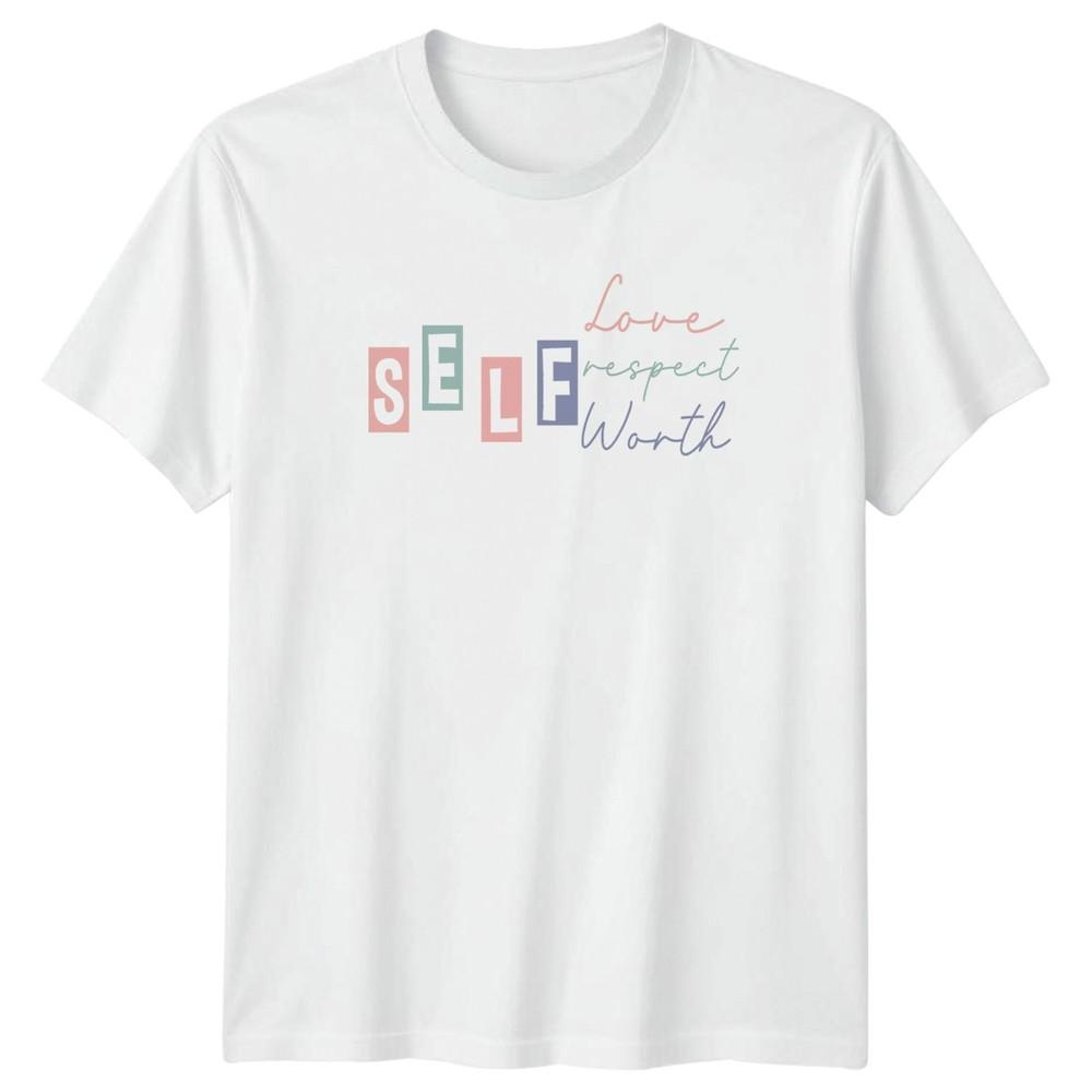 Self Love Respect Worth TShirt Self Care Motivational Birthday S