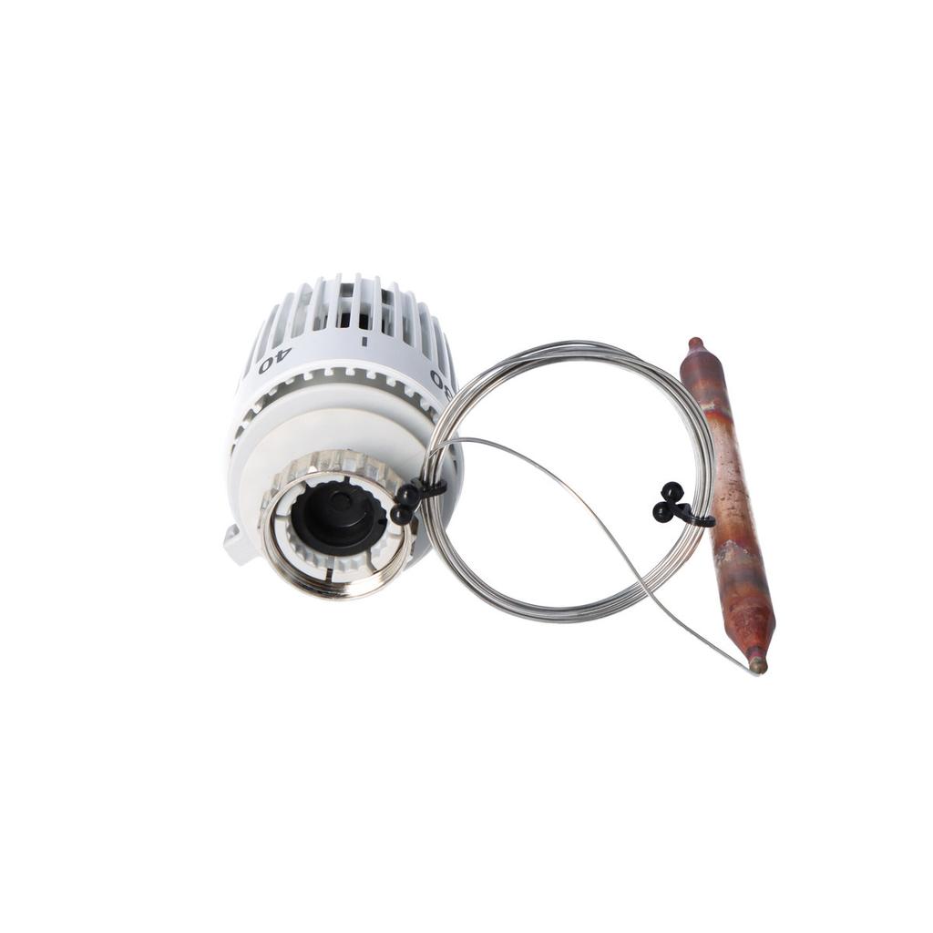 Thermostatic Head K with a Housing with a High Conductivity Coefficient and a Spring