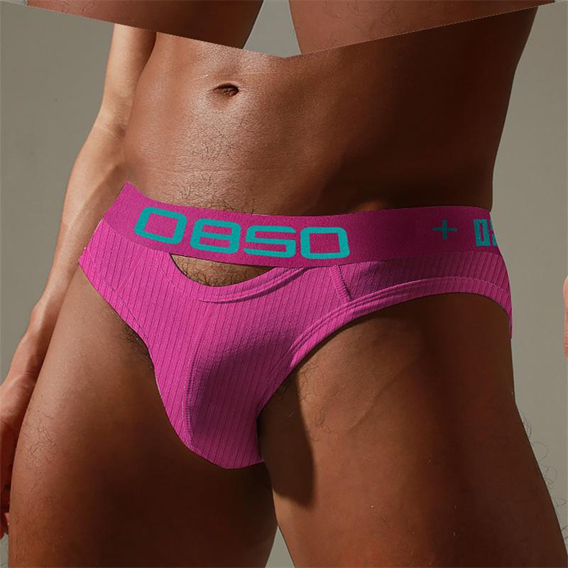 Men Erotic Clothing Men Underpants Low Waist Sexy Leakage Cotton Comfortable Bag Triangular Pants Trendy