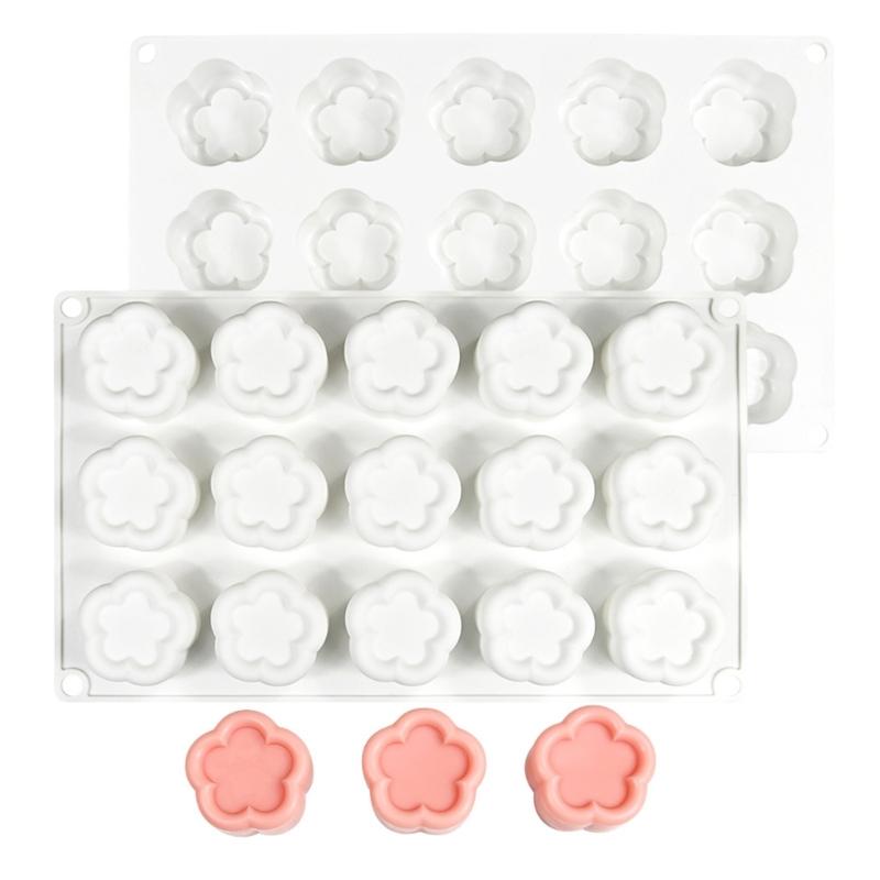 Flower Shape Silicone Molds Fondant Mousses Cake Molds Making Pastry Chocolate Molds Baking Decorating Tool Nonstick