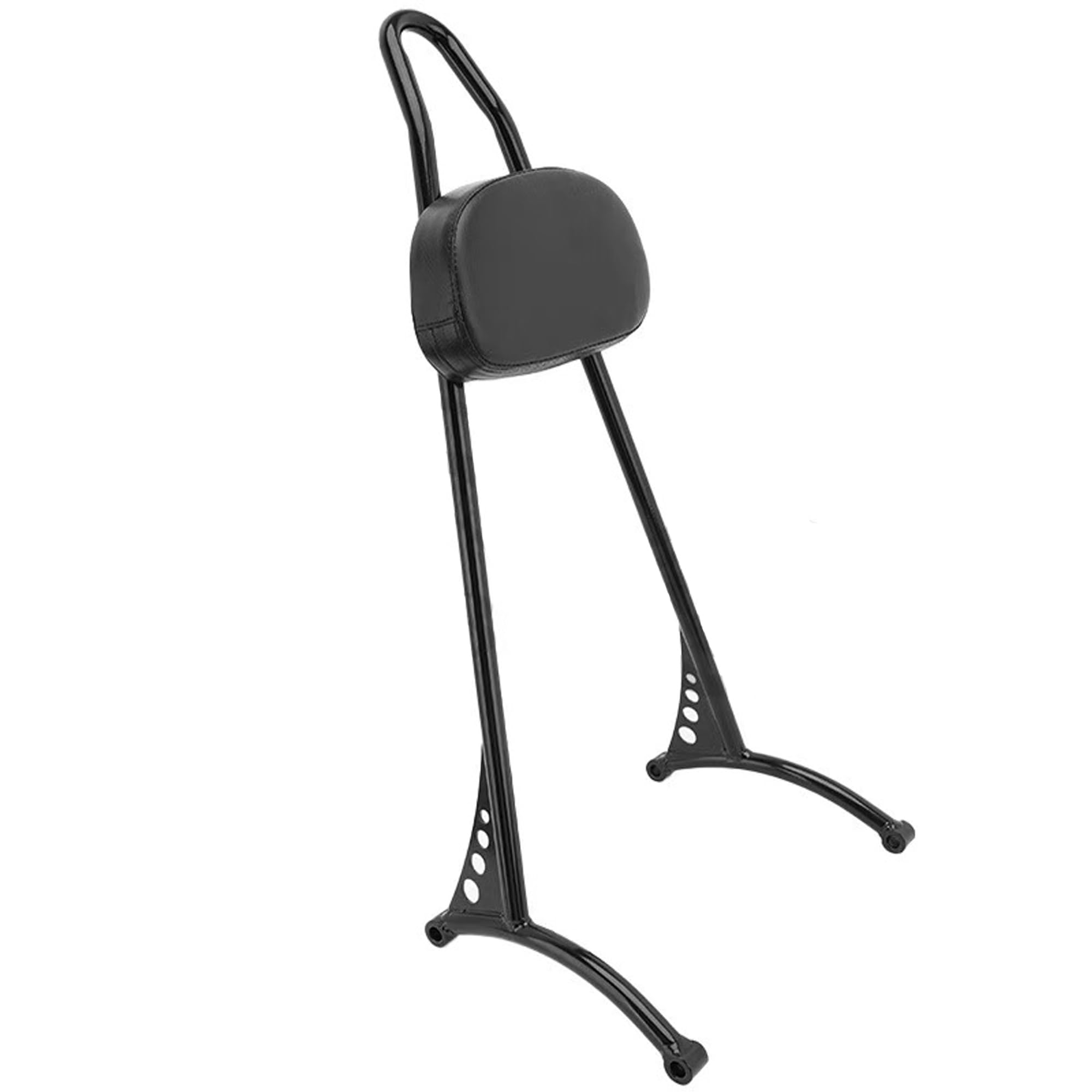 

yoothi Совместимо со спинкой мотоцикла Harley Davidson Sissy Bar Sportster Iron 883 1200 XL 48 72 Спинка сиденья водителя и пассажира с деталями чёрный