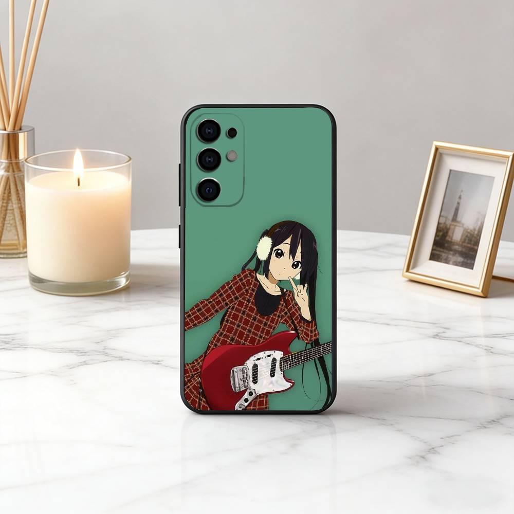 K-K-ON Mio Akiyama-KMA Phone Case For Samsung S25,S24,S21,S22,S23,S30,Ultra,S20,Plus,Fe,Soft Silicone Black Cover