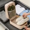 2-in-1 Hanging Shoe Storage Bag for Travel - Large Capacity with Mesh Pockets,Space-Saving Organizer, Machine Washable Polyester