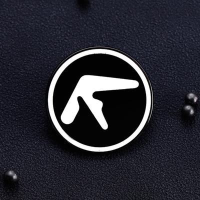 Mini Broszka z Logo Aphex Twin Miedziane Broszki Drobne Akcesoria do Plecaka
