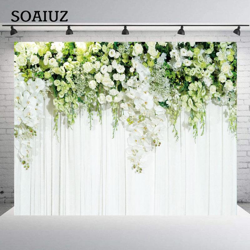 Flori Trandafir Fundal Cortina Floral 3D Nunta Ziua Zilei Fond Recuzită