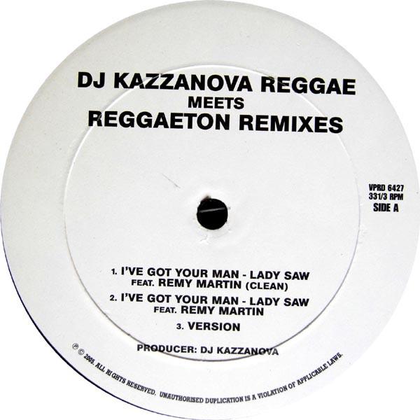 

12inch Record DJ KAZZANOVA - Reggae Meets Reggaeton Remixes VPRD6427PROMO VP Records 2005 US Reggae, Ska & Dub Used
