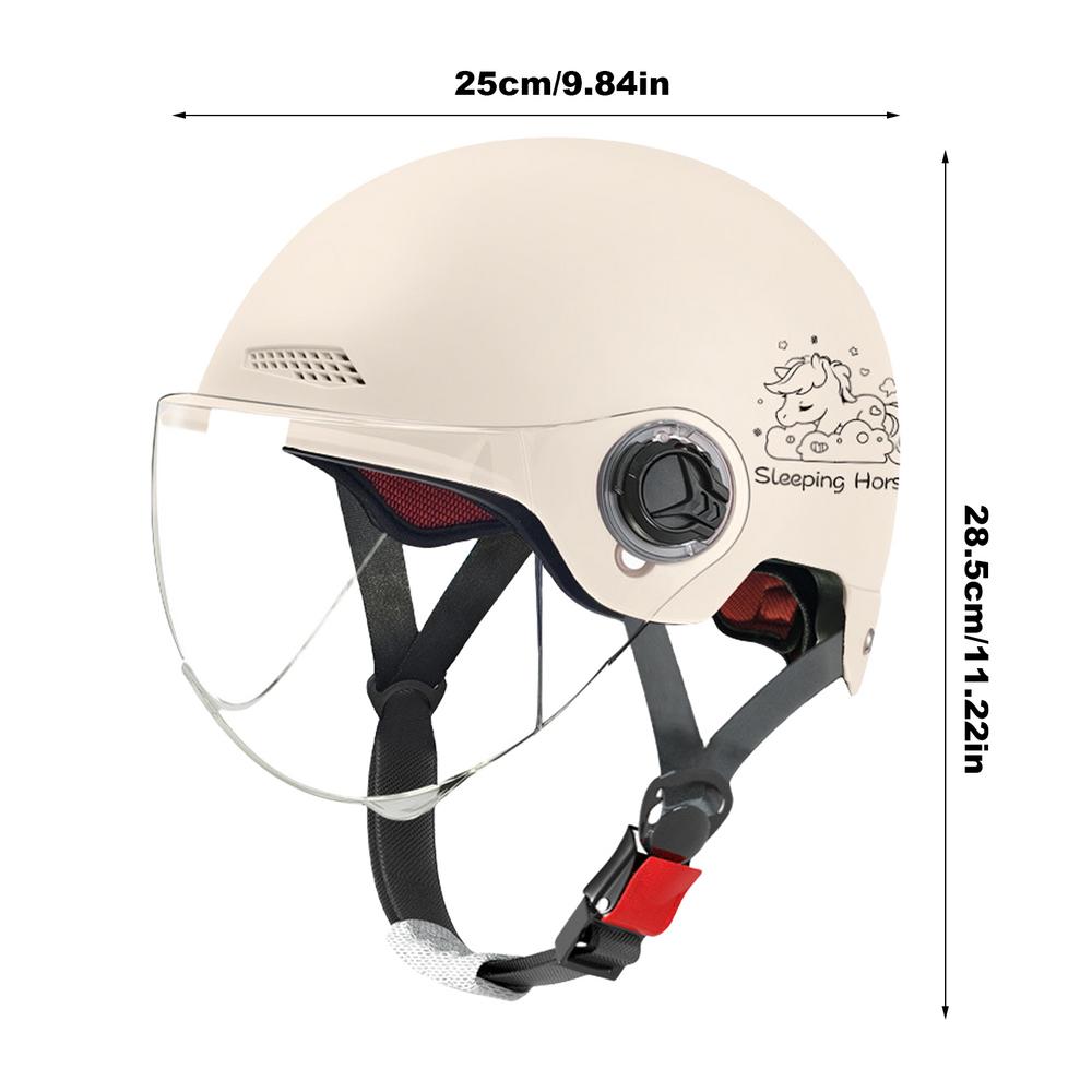 Motosiklet Kaskı Erkekler Kadınlar Için Klasik Retro Scooter Yarım Kask Ultralight Bisiklet Kask MTB Bisiklet Bisiklet Motosiklet Kask