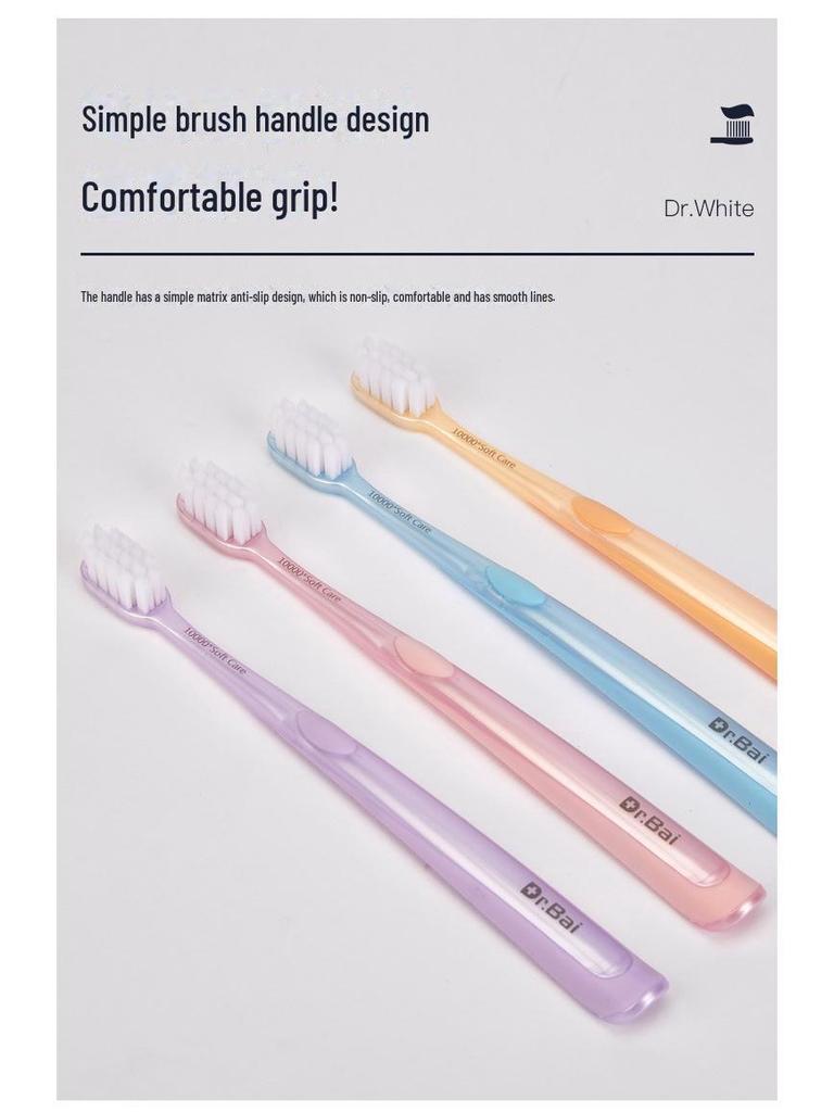 Doctor Bai Soft Bristle Toothbrush Set - 5-Piece Family & Travel Gift Box