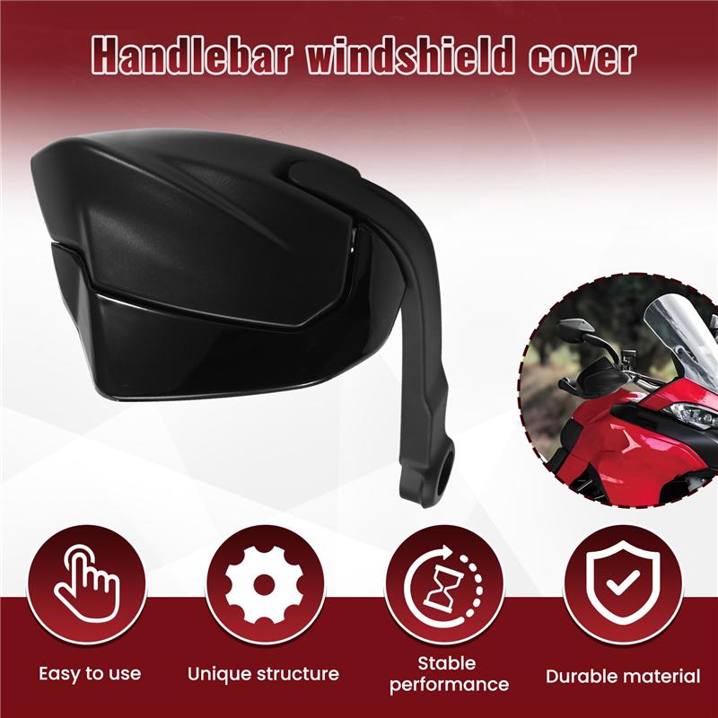 A51K-Handguard For Ducati Multistrada V2 S 2025 Hand Guard Protection Sliders Motorcycle Handlebar Windshield Air Deflector