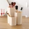 3 Lattices Cosmetic Make-Up Brush Storage Box Table Organizer Pen Storage Makeup Nail Polish Cosmetic Holder Box