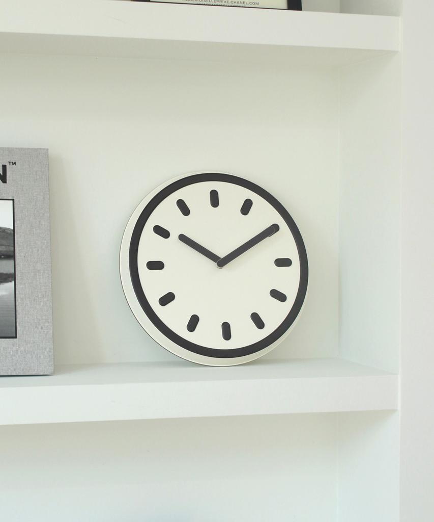 Peniche Line Wall Clock Silent Wall Clock Open-Type Clock 5 Colors