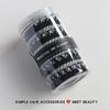 15pcs/set Braided Twisted Elastic Hair Band Cans Packaging Rubber Bands Fashion Hair Ties