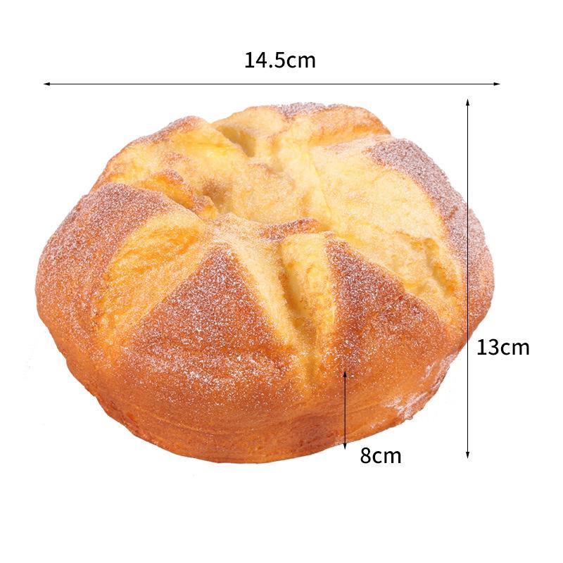 Umělý chléb Dort Toast Měkký PU Model bagety Potravina Falešný chléb Simulační ozdoby Pekárna Dekor Fotografie Rekvizity
