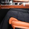 All-Season Universal Car Seat Cushion with Integrated Leg Rest - Comfortable Single-Piece Rear Seat Footrest